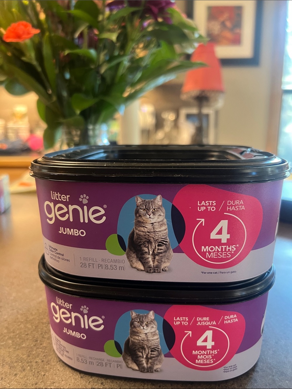 Jumbo Cat Litter Refill - 8 months of bags for 16.00.